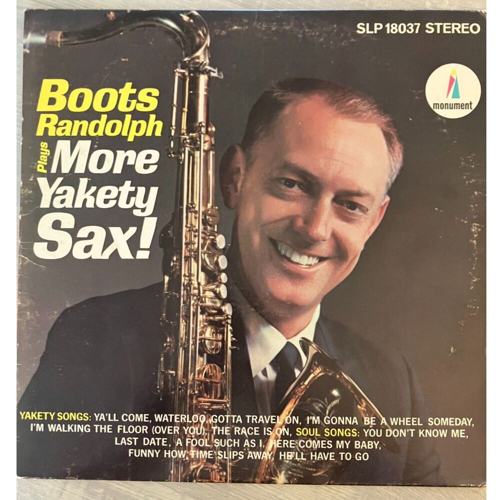 Boots Randolph plays More Yakety Sax! vinyl